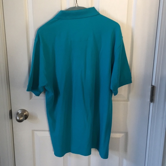 Blue Harbor Regular Fit Teal Polo - Picture 7 of 8